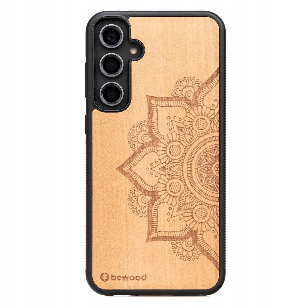 Dřevěné Pouzdro Bewood pro Samsung Galaxy S23 Fe Mandala Jabloň