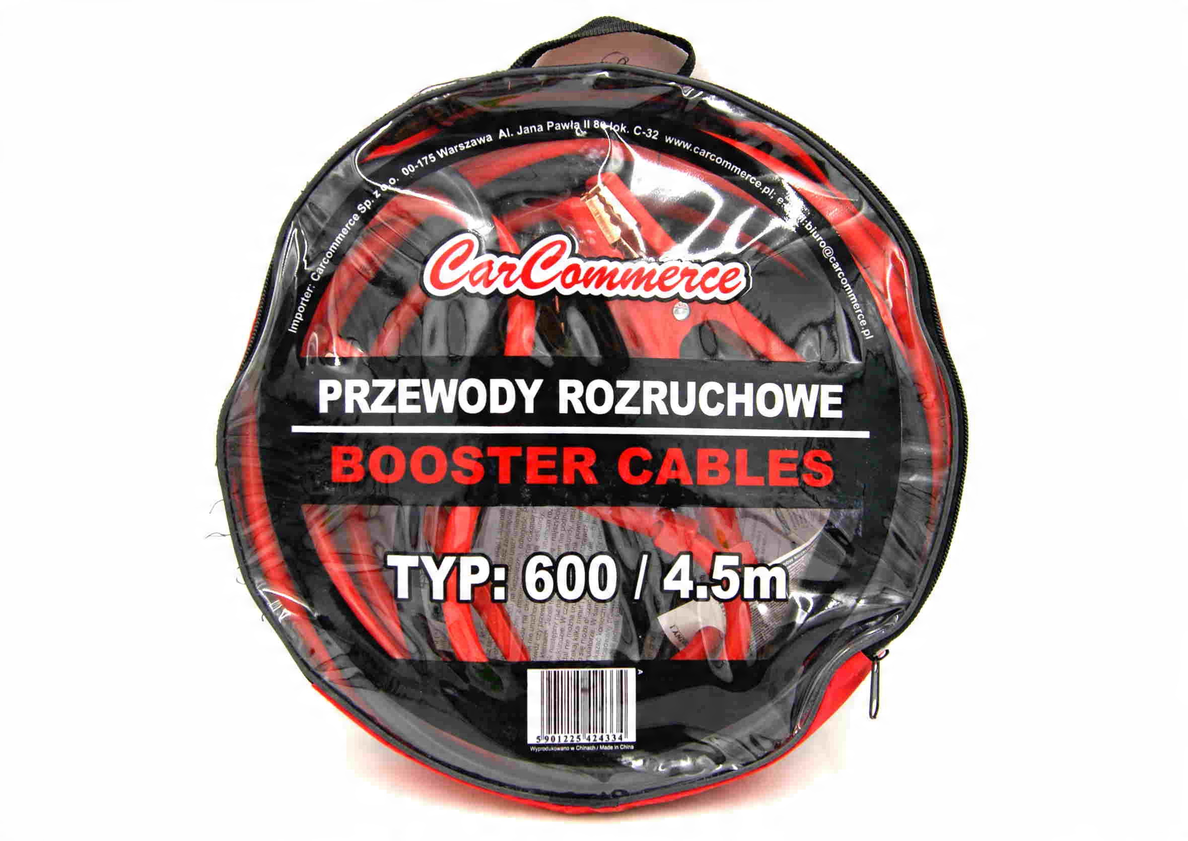 

Przewody Kable Rozruchowe 600A 4,5m