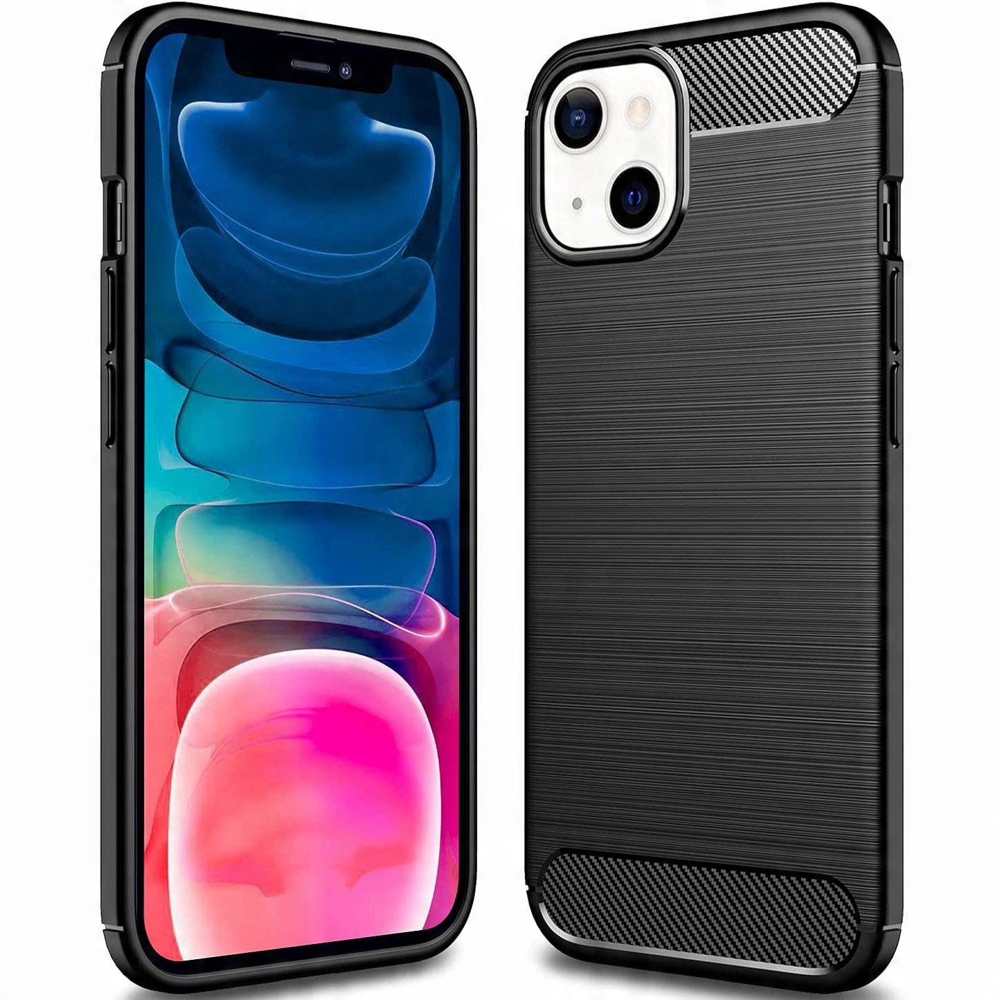 

Etui na iPhone 13 Mini Karbon Case Slim Szkło