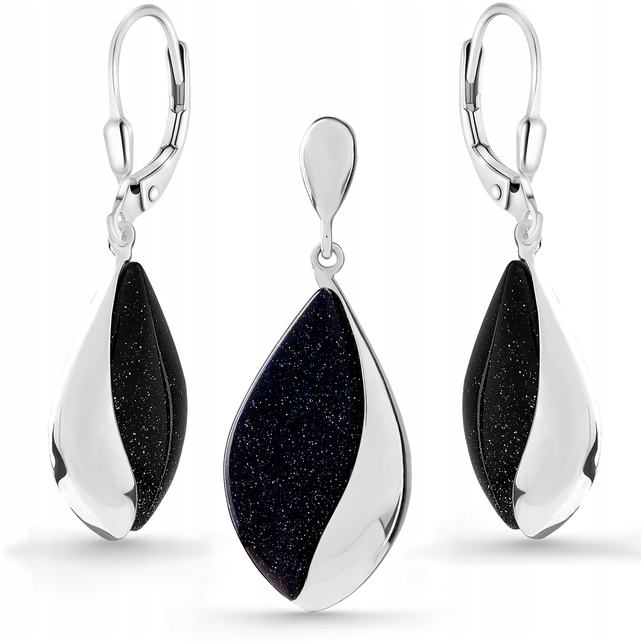 Náušnice Káhirská noc přívěsek přívěsek šperky stříbrná sada šperků