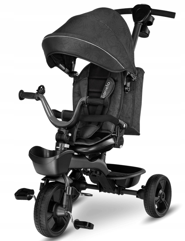 Lionelo Kori rowerek spacerowy i jeżdzik trójkołowy Grey Stone