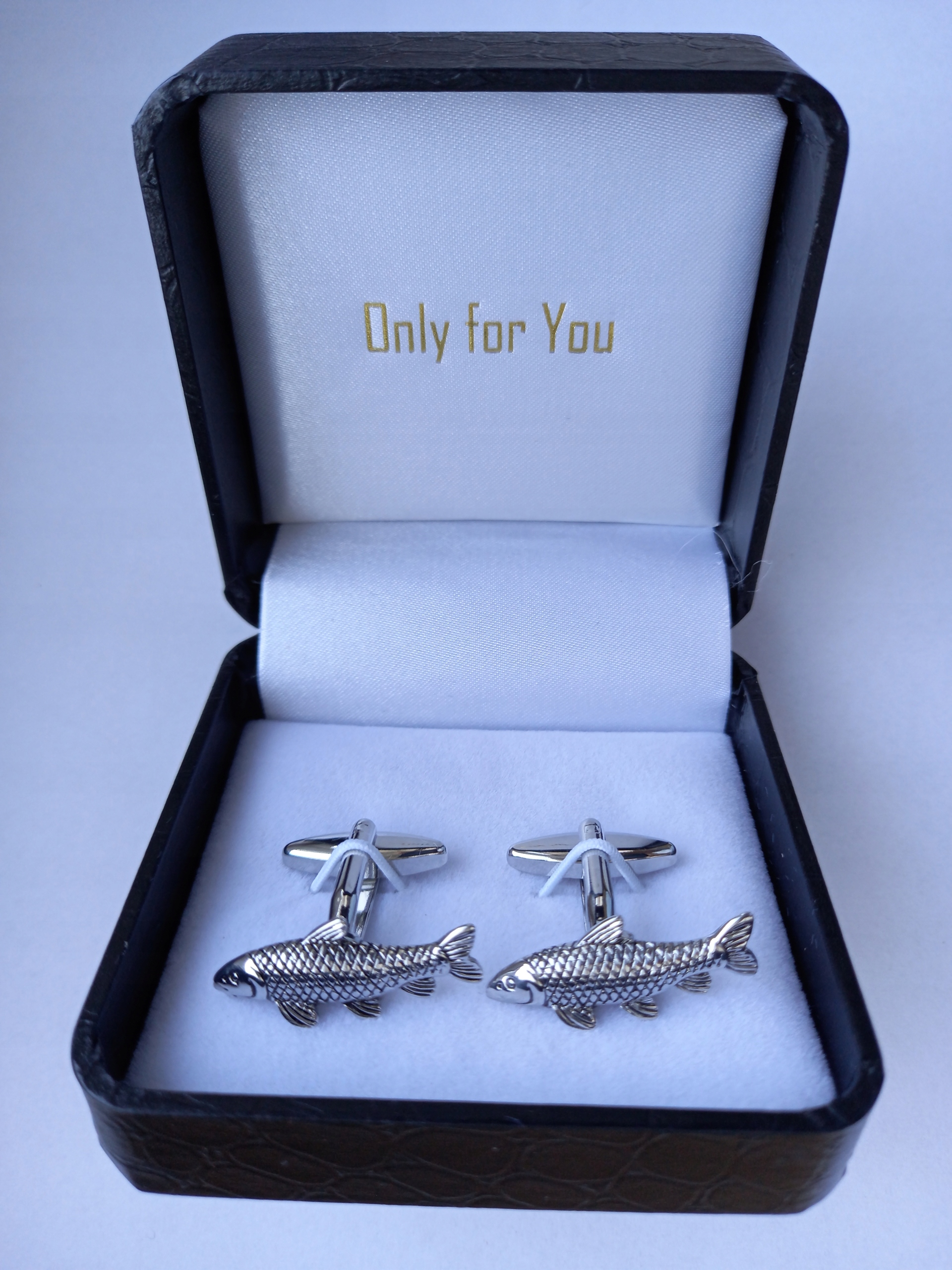 Manžetové knoflíčky Exc Ryby Plot Kapr Lin dárek pro rybáře