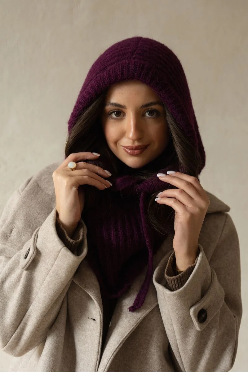 Dámská kukla Balaclava Alpina Bordó