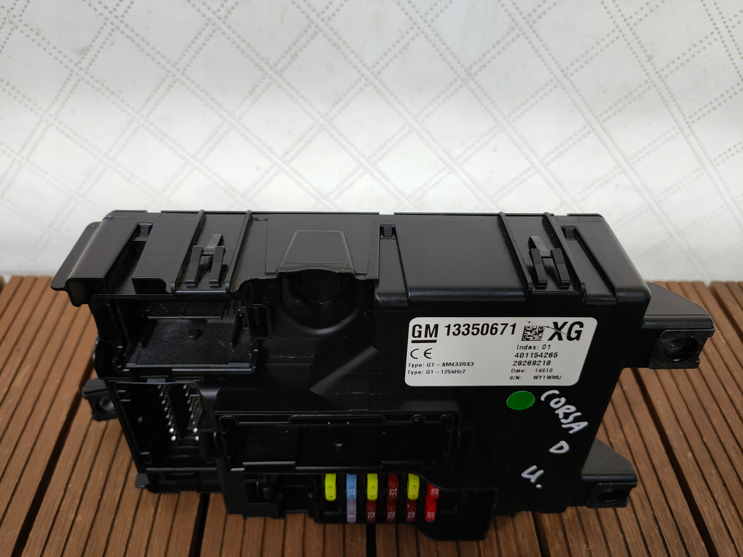 OPEL CORSA D 06-11 5D 1.3 CDTI module BSI 13350671 XG OE