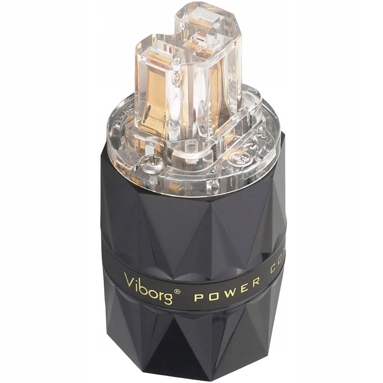 Viborg VF503G - Pozłacany wtyk zasilający IEC C15 Model VF503G