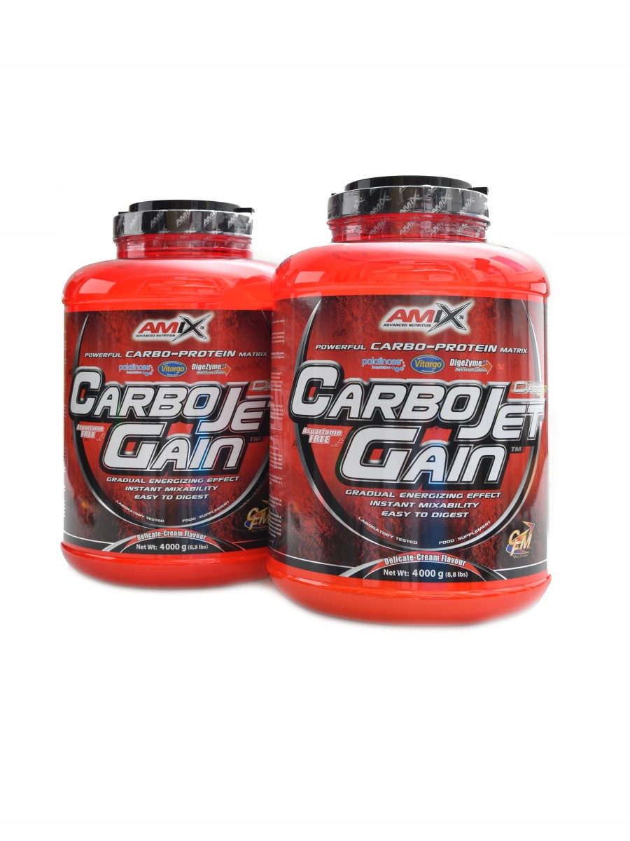 Amix CarboJet gain 2 x 4000 g vanilka Duopack
