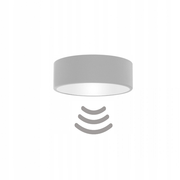 

Lampa sufitowa Plafon Cleo 200 Szary Czujnik Ruchu