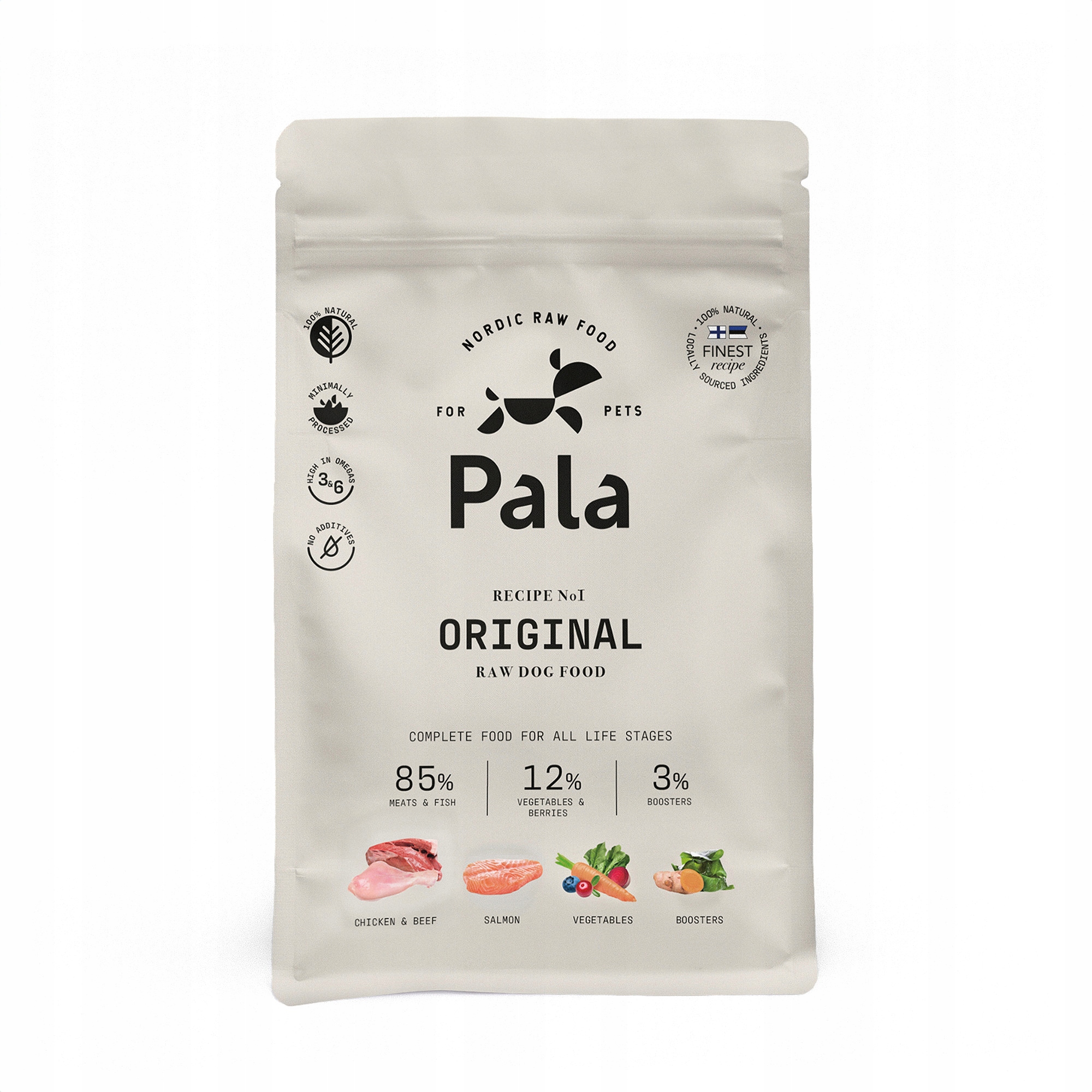 Pala Dog 1 Original Kuře, hovězí maso, losos 1 kg