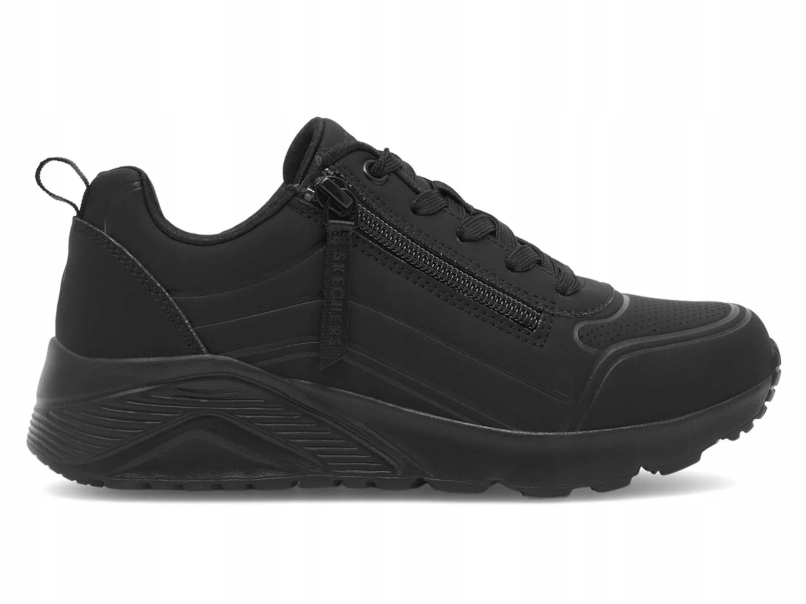 Boty pro mládež Skechers 310387L-BBK sportovní černé se zipem velikost 38
