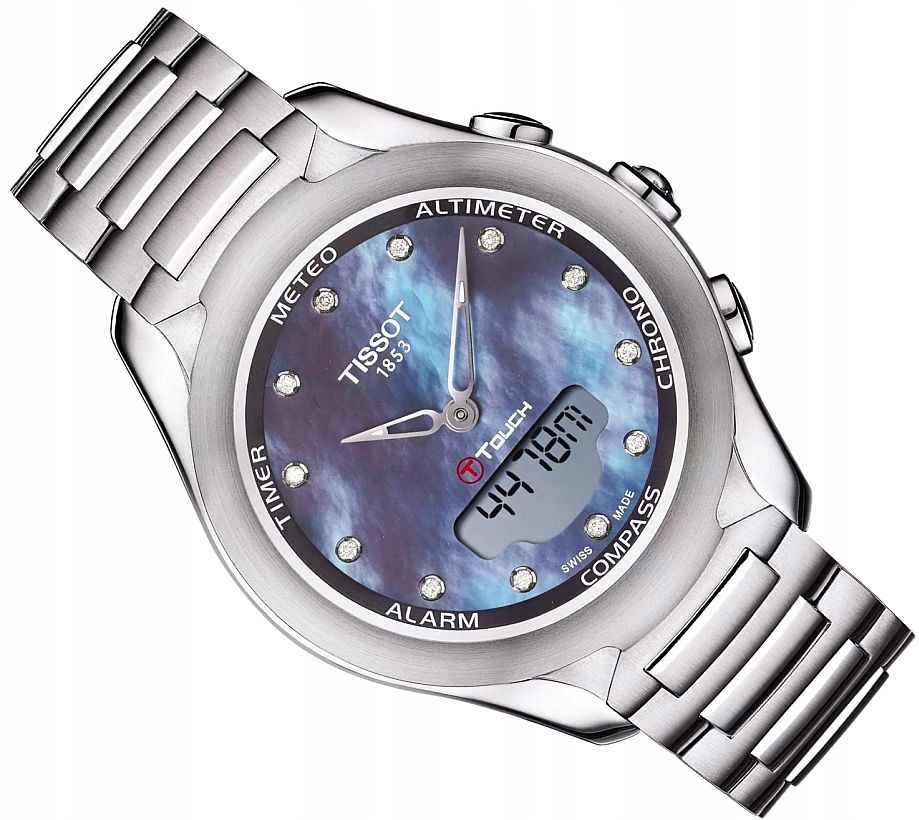 Švýcarské Dámské Hodinky Tissot S Diamanty A Solárním Safírem WR100