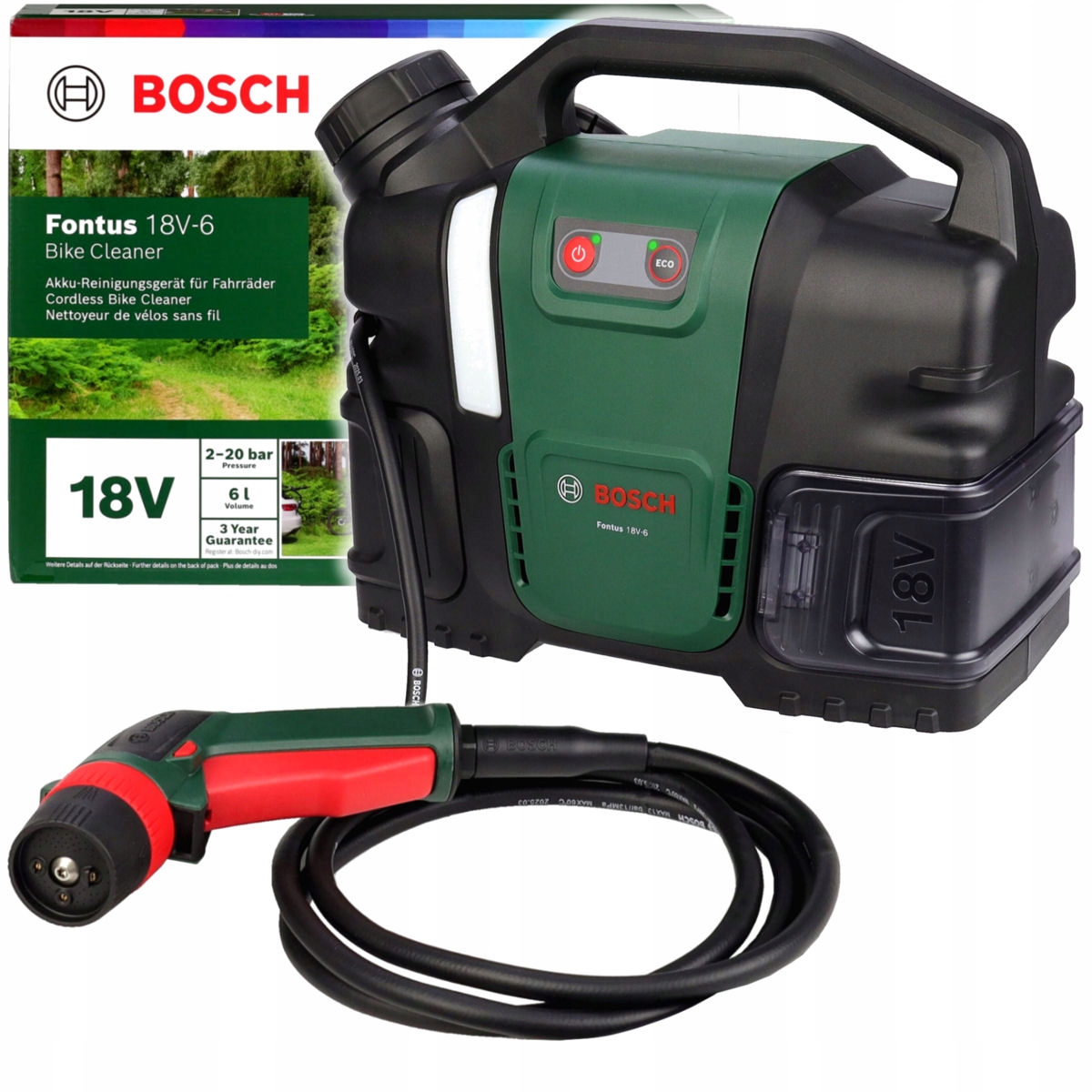 MYJKA CIŚNIENIOWA FONTUS 18V-6 BIKE BOSCH KORPUS