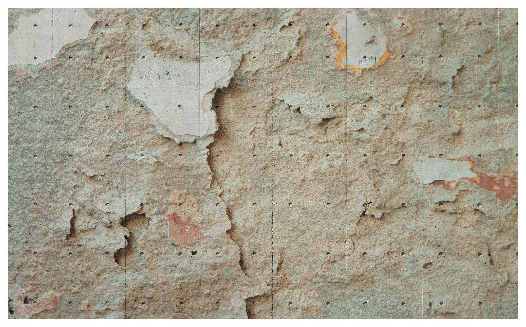 Vliesová fototapeta Stará poškodená stena Textúra Loft 300x210 lepidlo