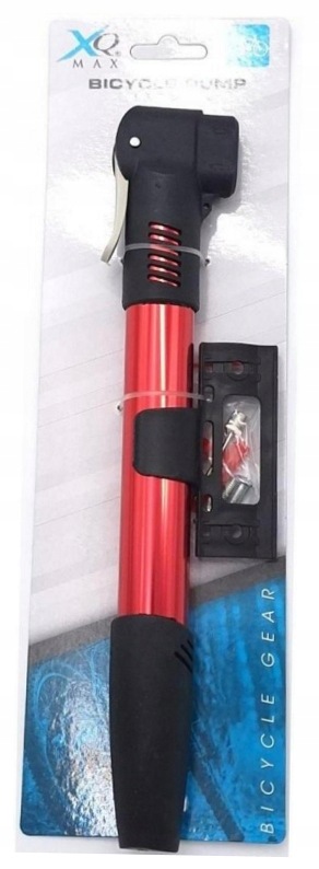 Pompka Rowerowa Mini Alu Xqmax Czerwona