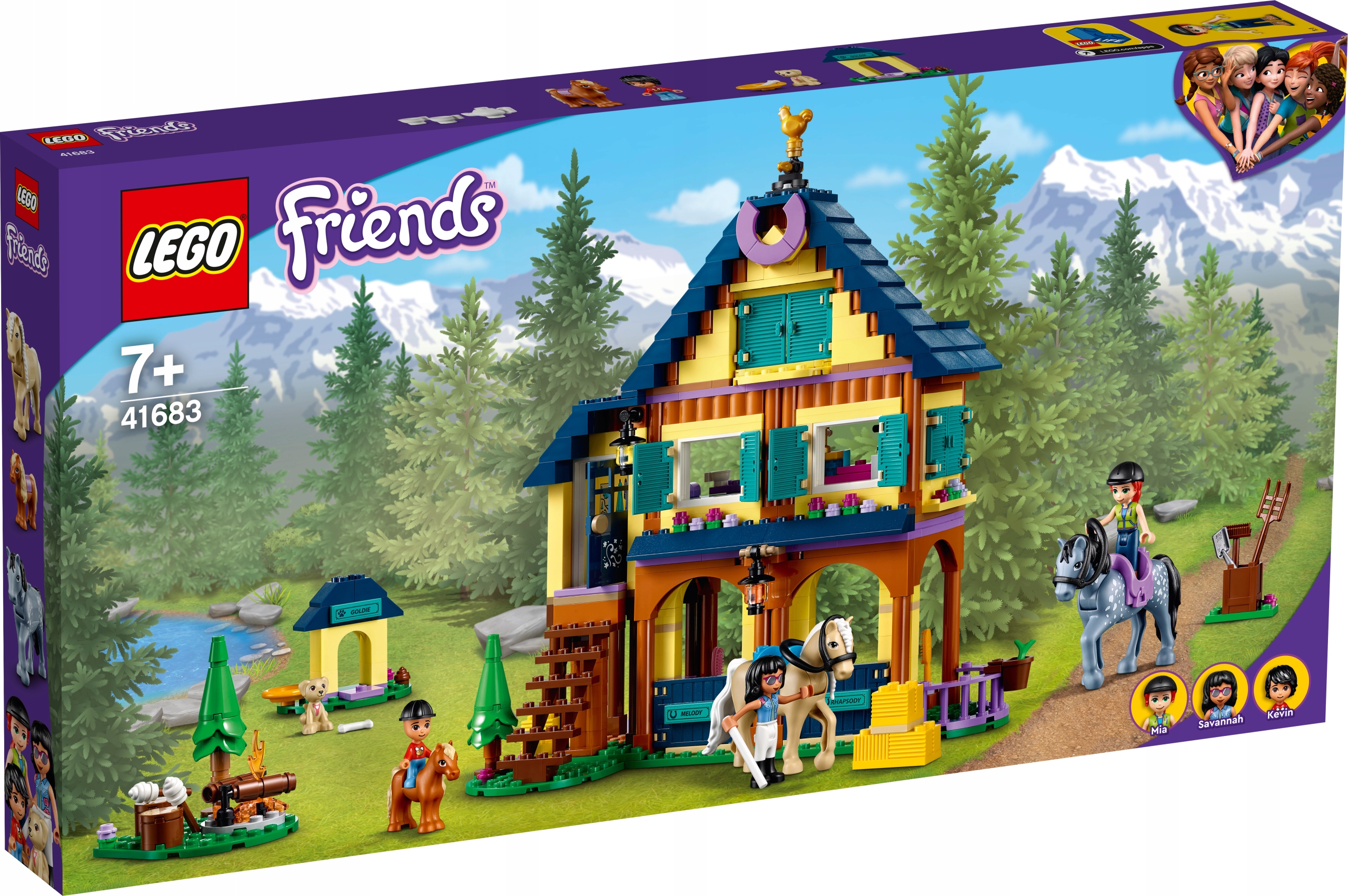 

Lego Friends 41683 Leśne centrum jeździeckie