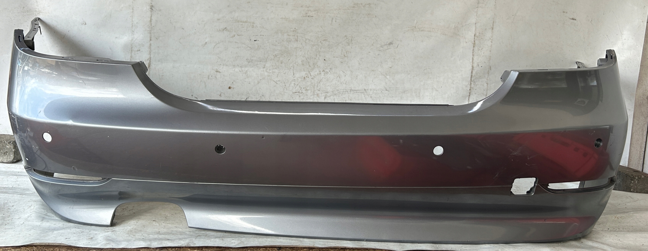 bumper rear part rear BMW 5 E60 sedan PDC