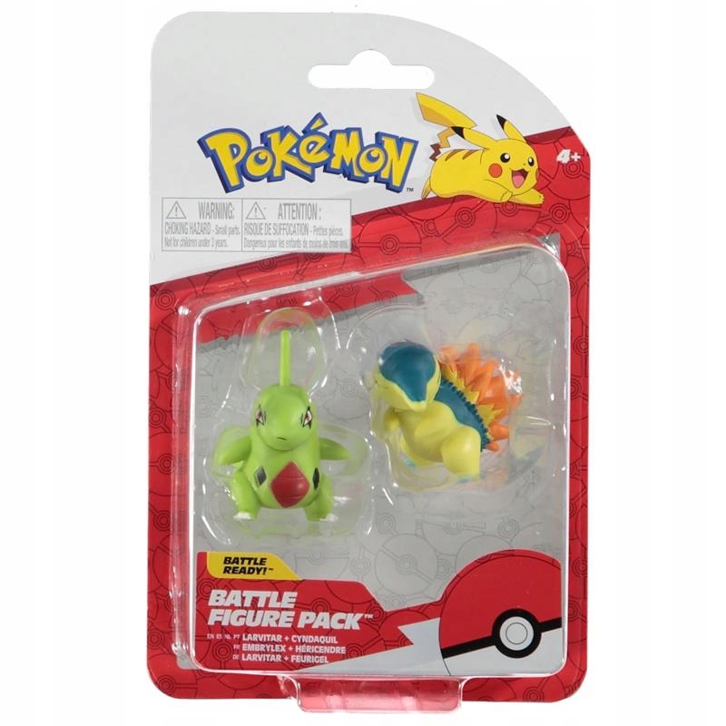 

Pokemon FigurkI Battle Cyndaquil Larvitar oryginal
