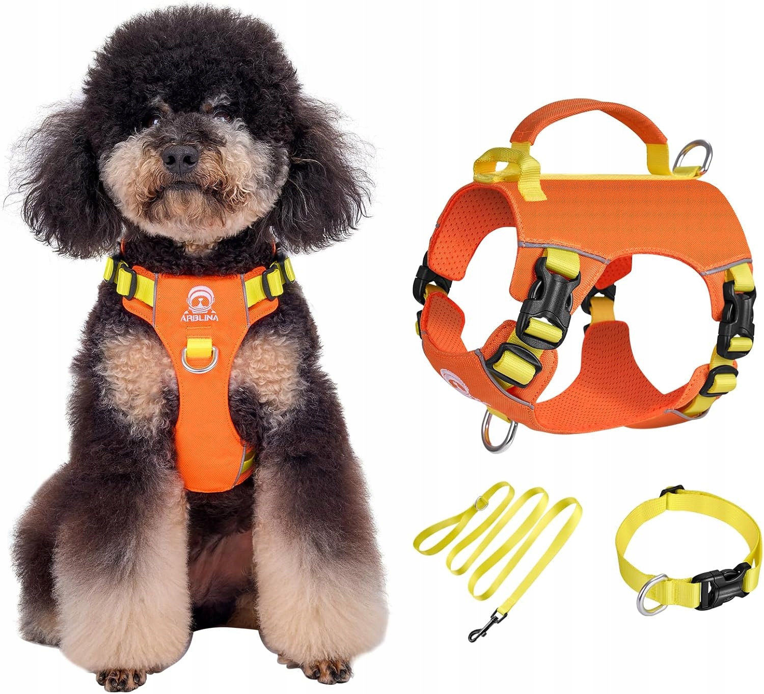 Levně Prodyšné vesty pro malého psa vodítko Xs