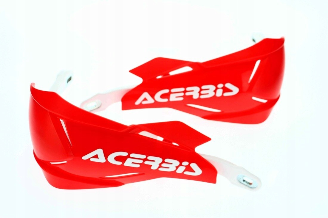 Acerbis Handbary X - Factory z rdzeniem aluminowym czerw-bial Osłony dłoni