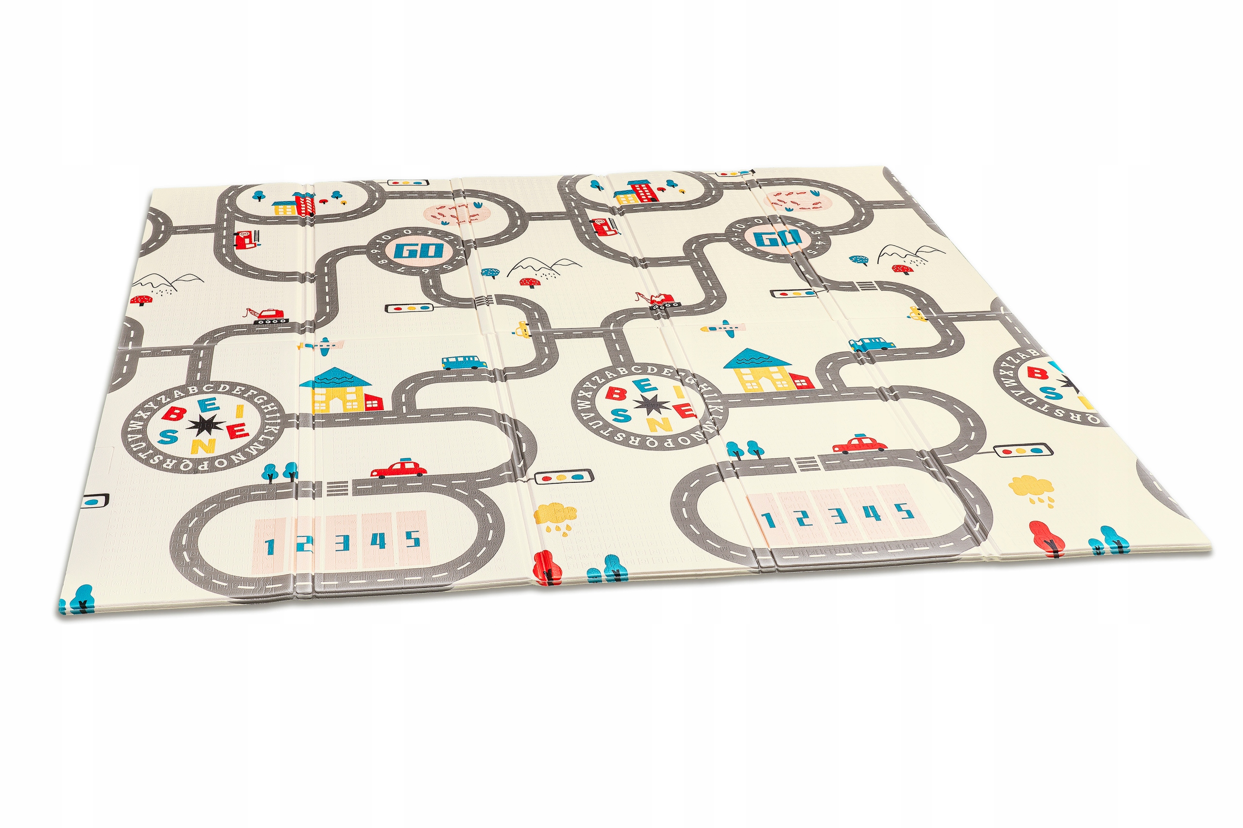 MATA PIANKOWA EDUKACYJNA DWUSTRONNA SKŁADANA XXXL DUŻA + GRATIS TORBA EAN (GTIN) 5903890609030