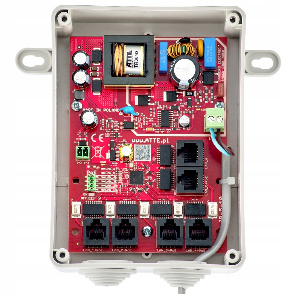 5-PORTOVÝ Poeový Switch Atte IPB-5-10A-S4