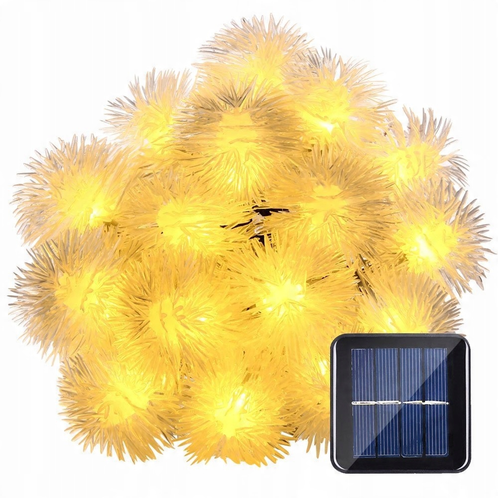 

30 Led 6.5 M Lampki Solarne Ogrodowe Żarówka Lampa