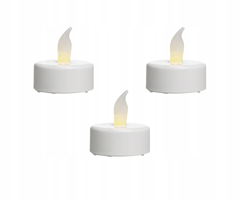 

Świeczka Led lampka wkład do znicza tealight 3 szt