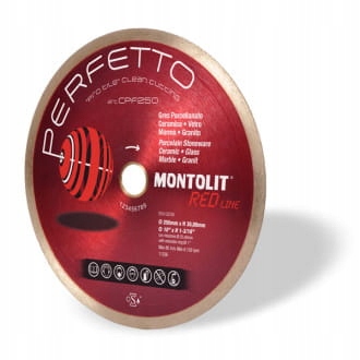 Diamantový Kotouč Montolit CPF250 Perfetto Keramika Gres 250 mm