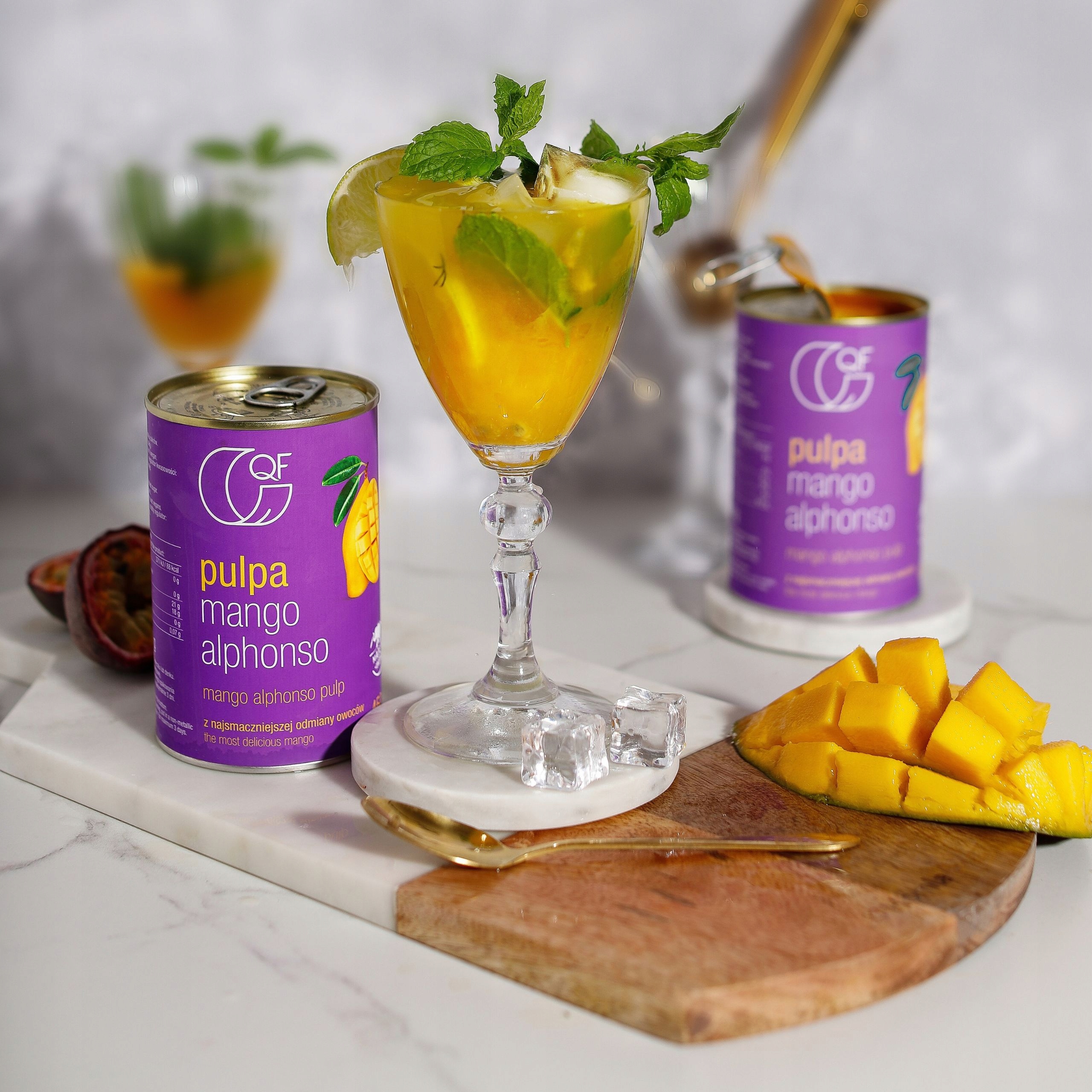 Pulpa z mango Alphonso 850g Mango Pulp Waga 850 g