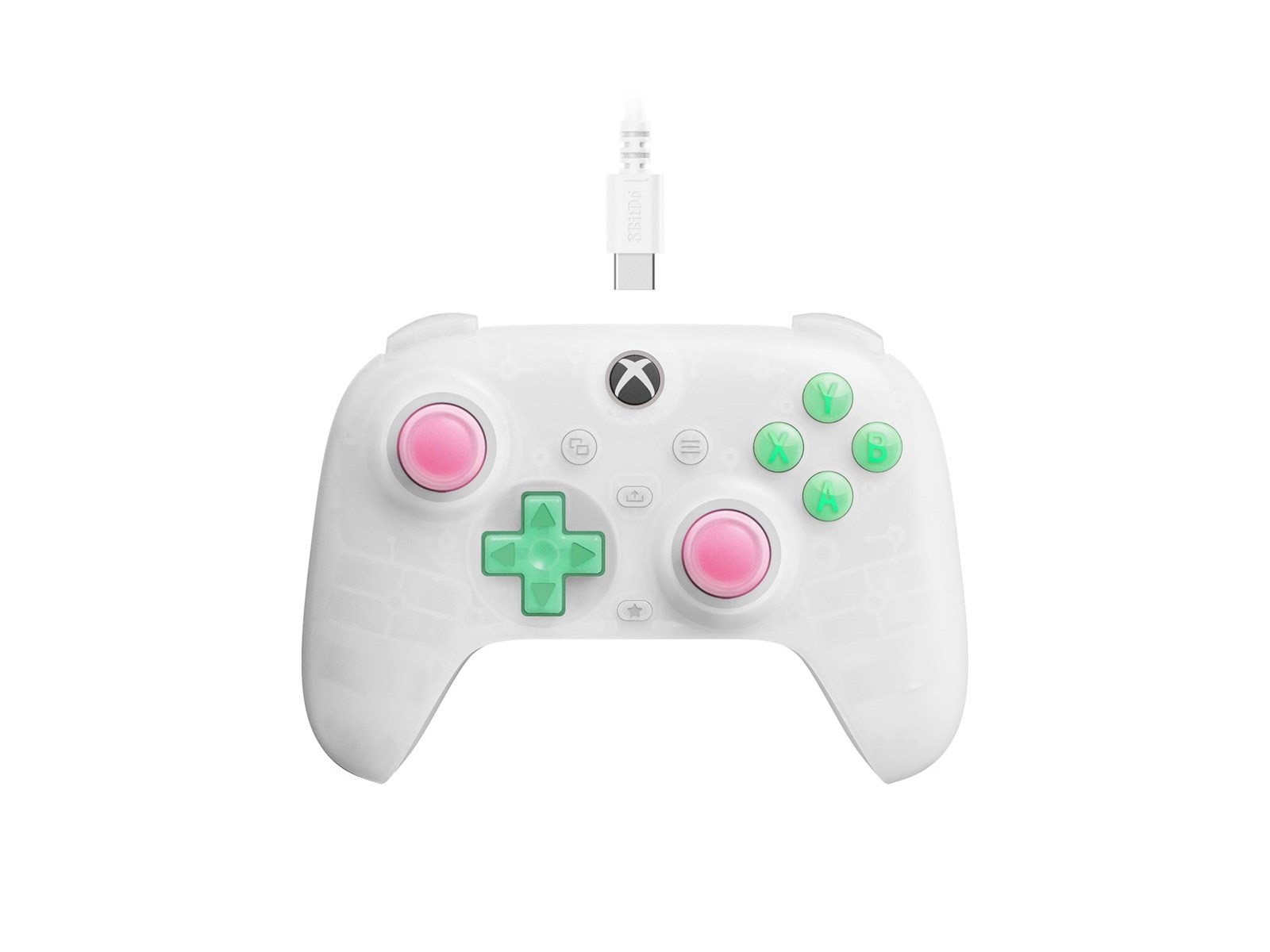 Ovladač 8BitDo Ultimate Mini Wired Xbox Pad Clear White