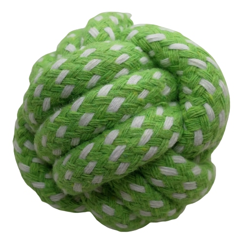 

sznurkowa piłka dla psa szczeniaka wielkość 7 cm