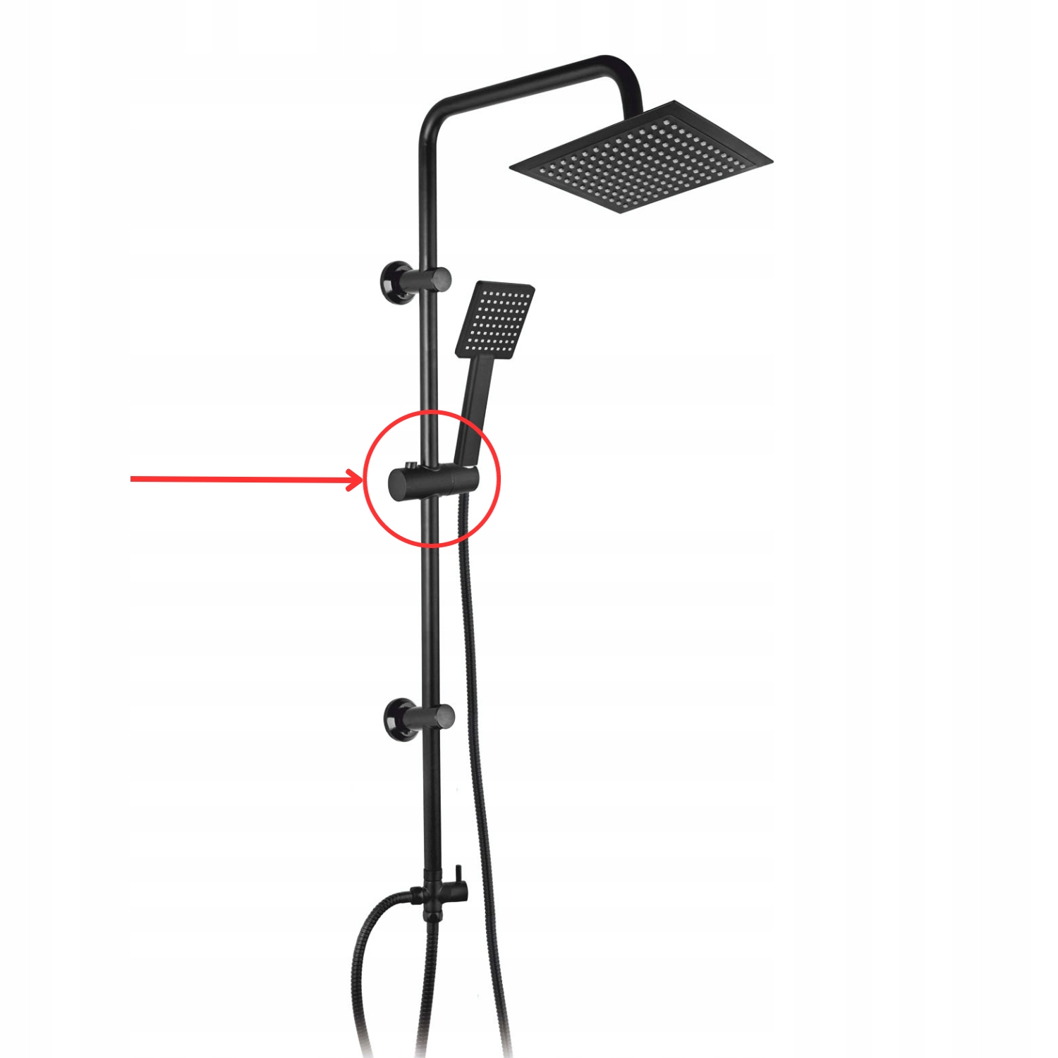 Uchwyt słuchawki prysznicowej na drążek 22 mm Kod producenta 105030060