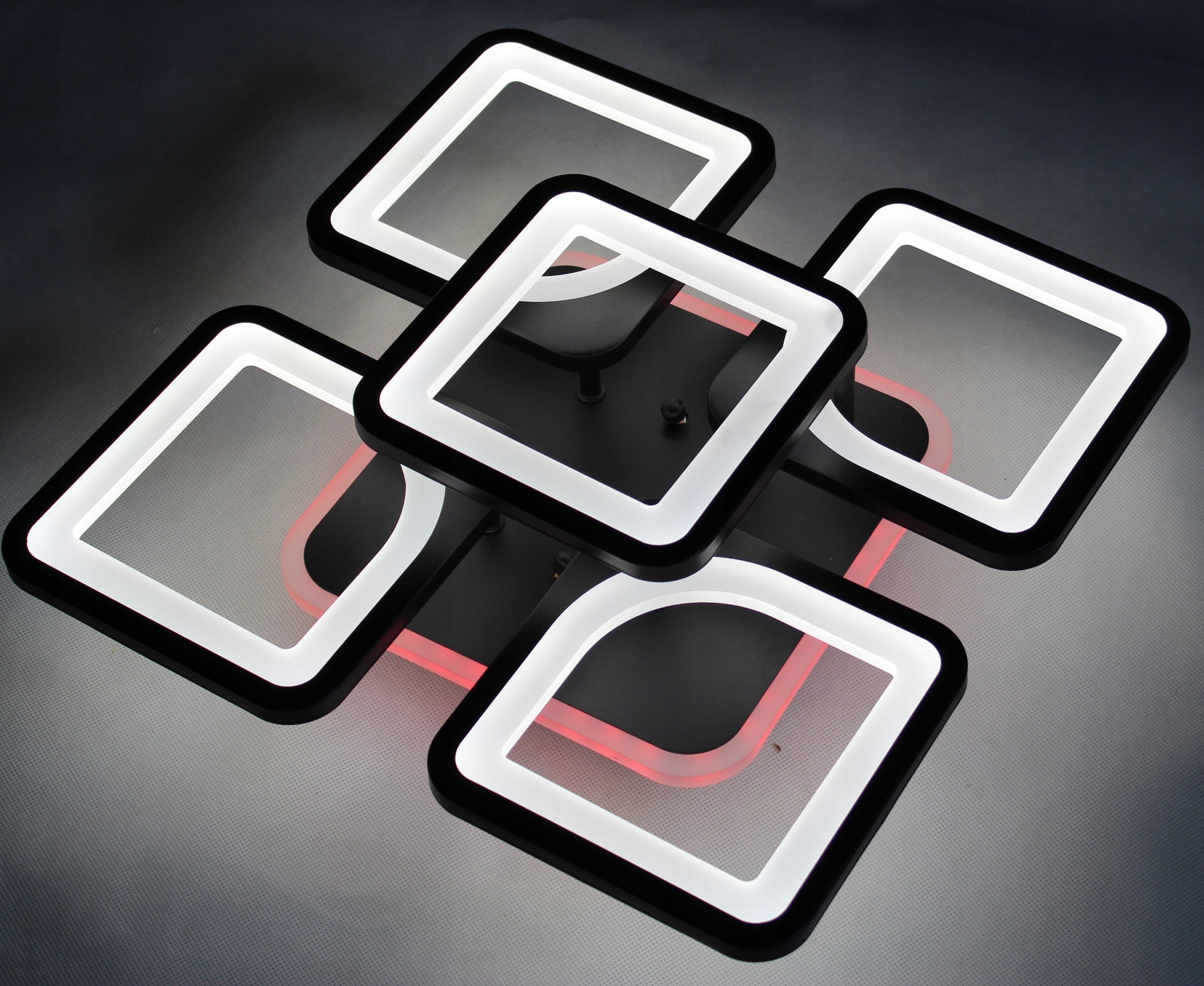 LAMPA LED KWADRAT SUFITOWA PLAFON LED OPRAWA + PILOT + RGB Rodzaj plafon