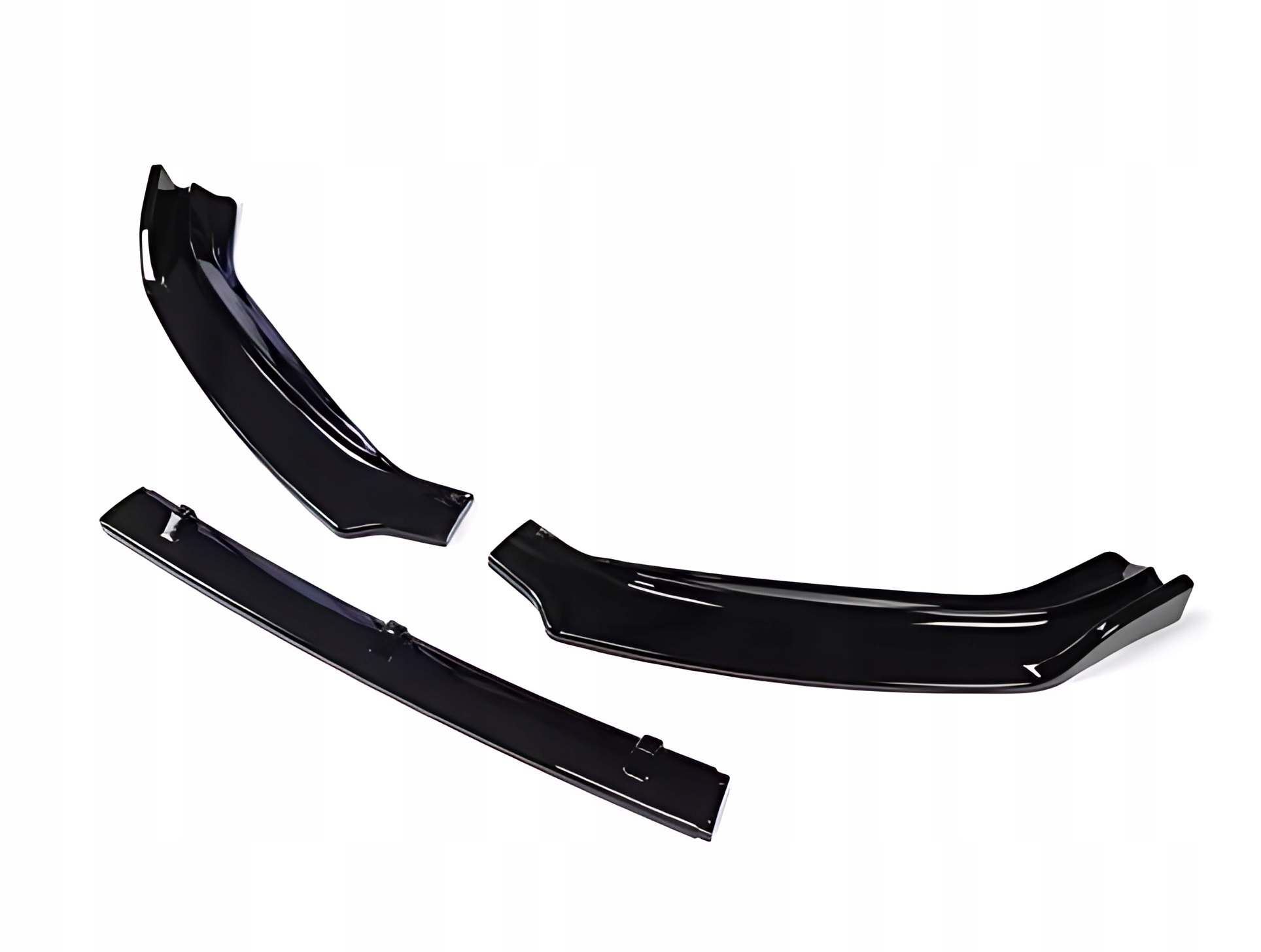 Spoiler predného nárazníka Vw Golf MK7 2013-2020 čierny lesklý