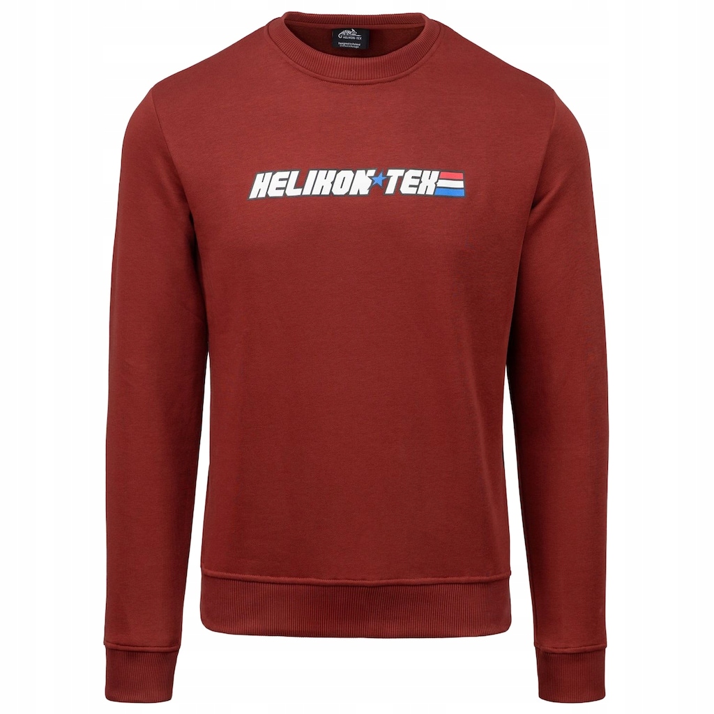 Pánská mikina bez kapuce bavlněná Helikon-Tex Htx Joe Rusty Red S