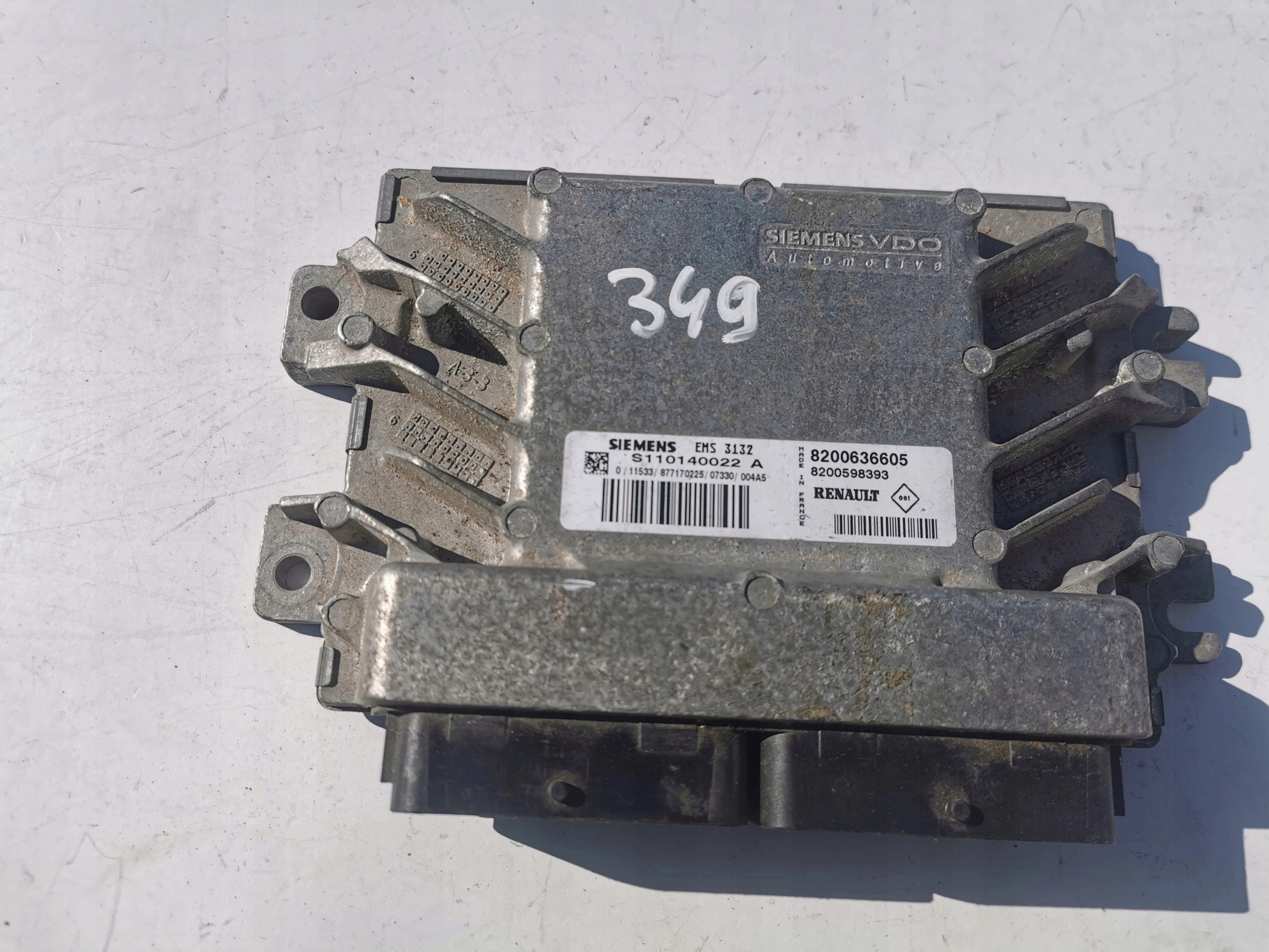 RENAULT CLIO 1.6B S110140022A 8200636605 computer