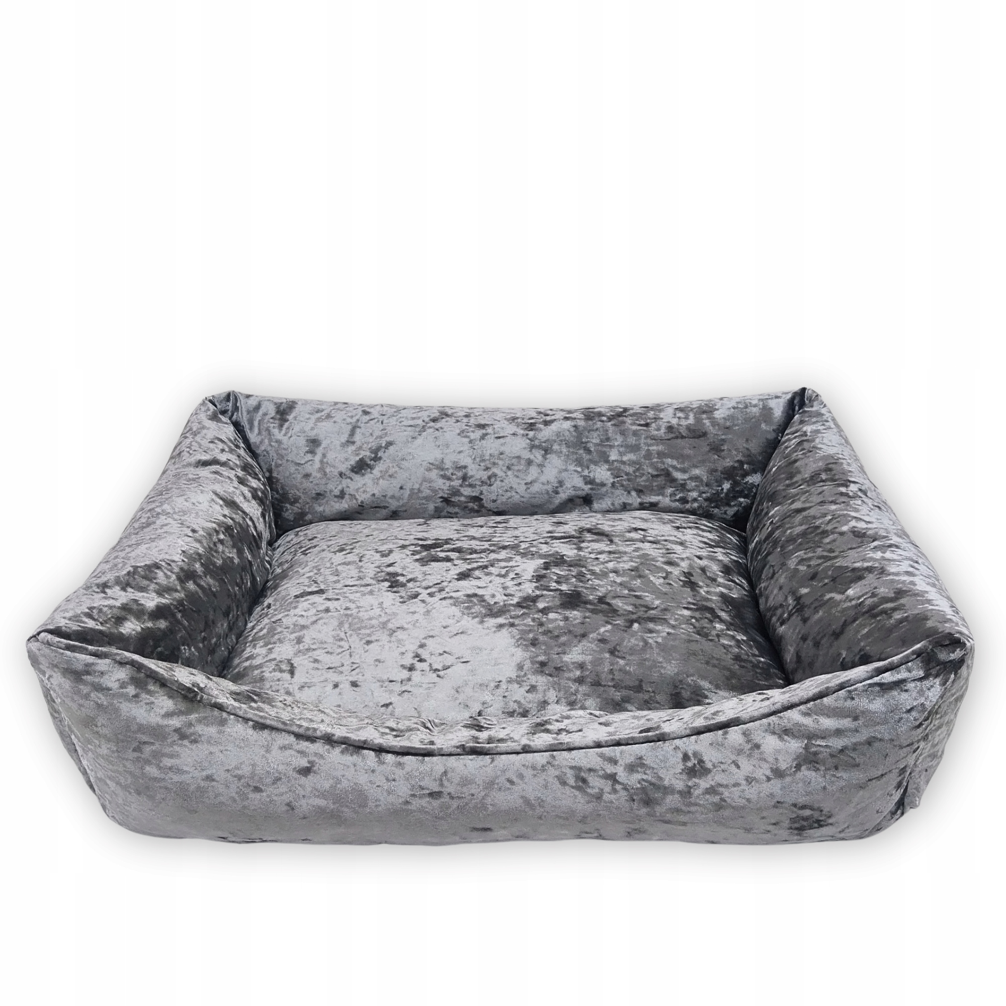 Levně Pelíšek pro psa L 90×70 cm Premium Velur Glamour Snímatelný potah