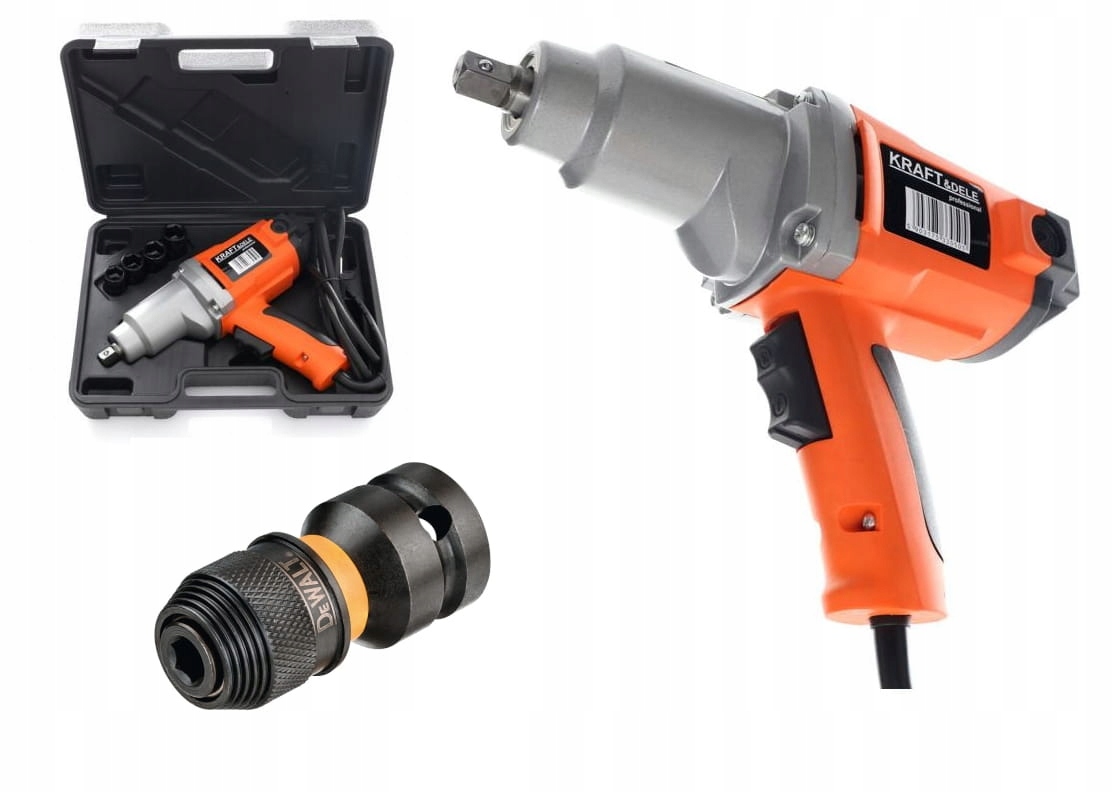 Электрический ударный гайковерт 2000 Вт / 800 Нм 1/2