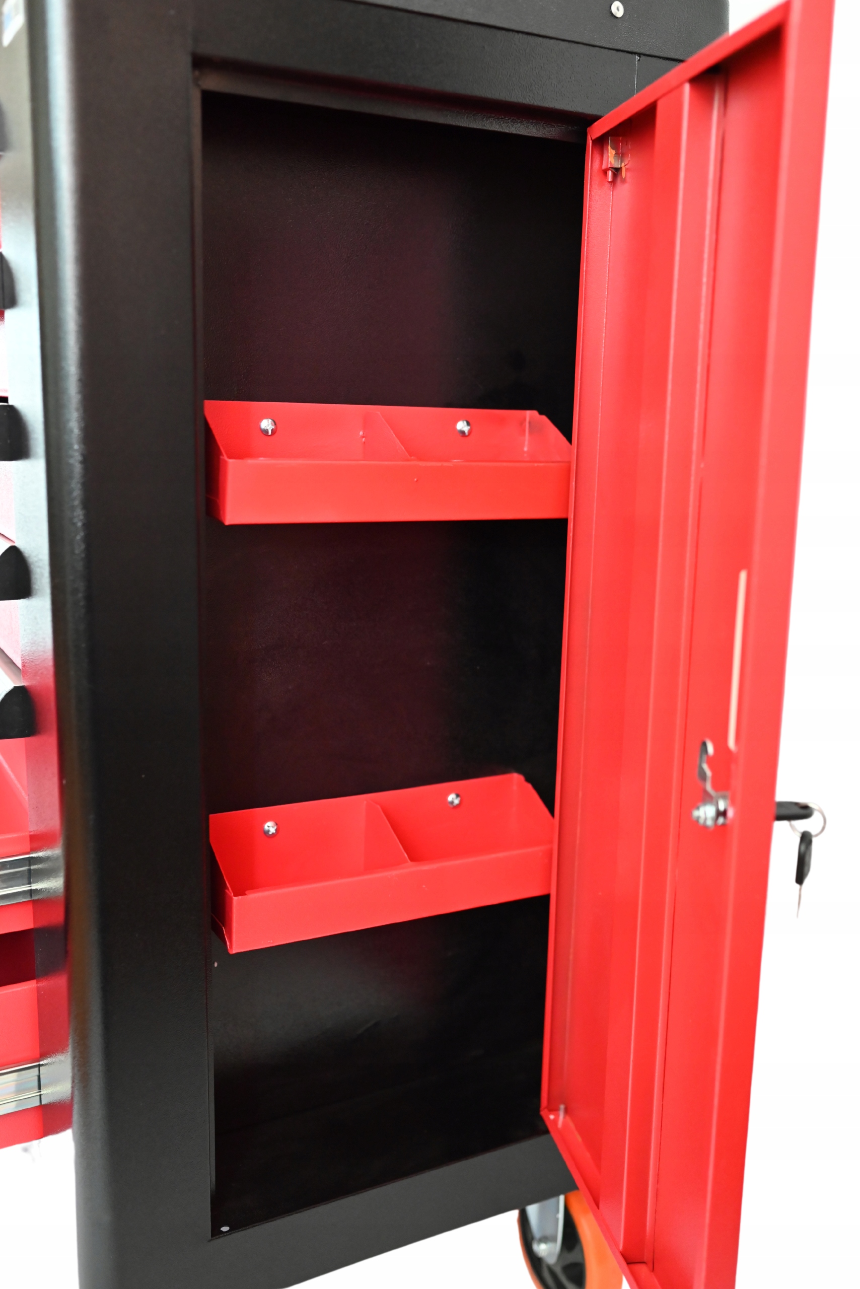 SZAFKA WARSZTATOWA PROFESJONALNY WÓZEK NARZĘDZIOWY 7 SZUFLAD SCHOWKI KÓŁKA Liczba szuflad 7