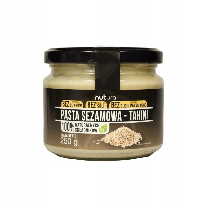 Levně 5X Nutura Sezamová pasta Tahini 250 g
