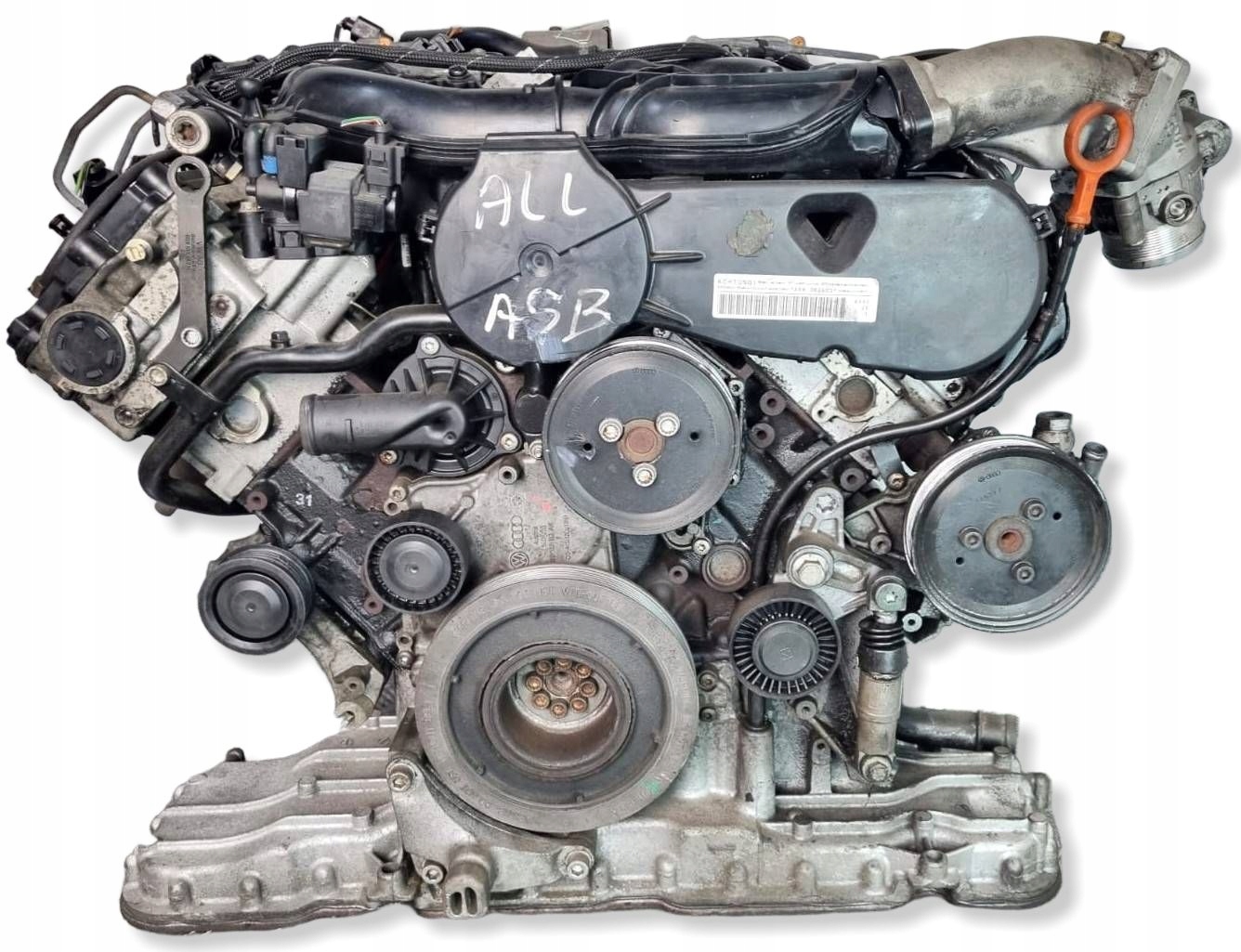 engine complete AUDI A6 C6 VW PHAETON 3.0 TDI ASB SPRAWDZANY 112 TYS MIL @