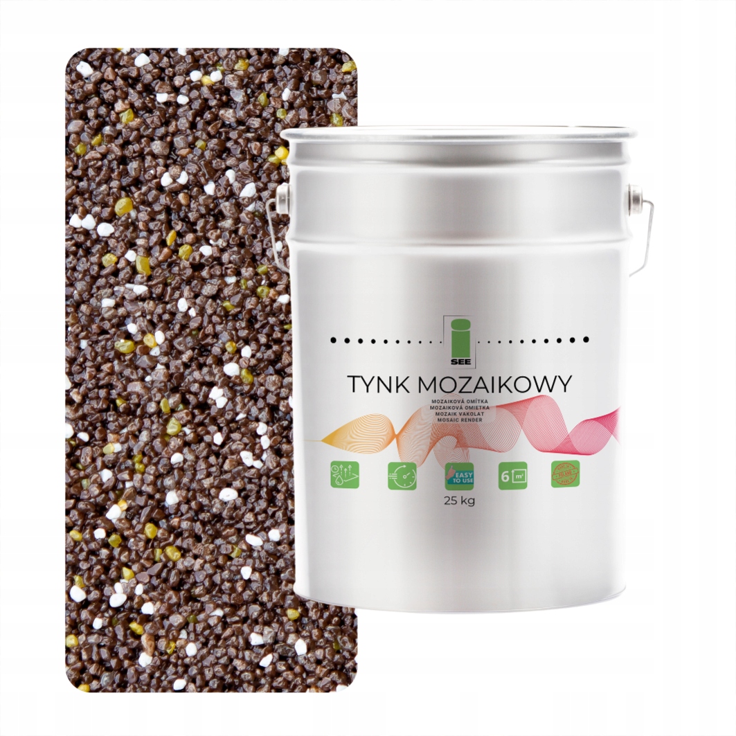 Mozaiková omietka Živý Marmolit Hnedá M63 25 kg Mrazuvzdorná Premium