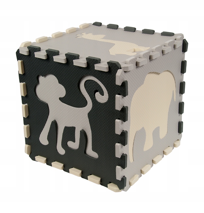 DUŻA MATA PIANKOWA 2w1 PUZZLE 3D 36 EL 140x140 cm Bohater brak