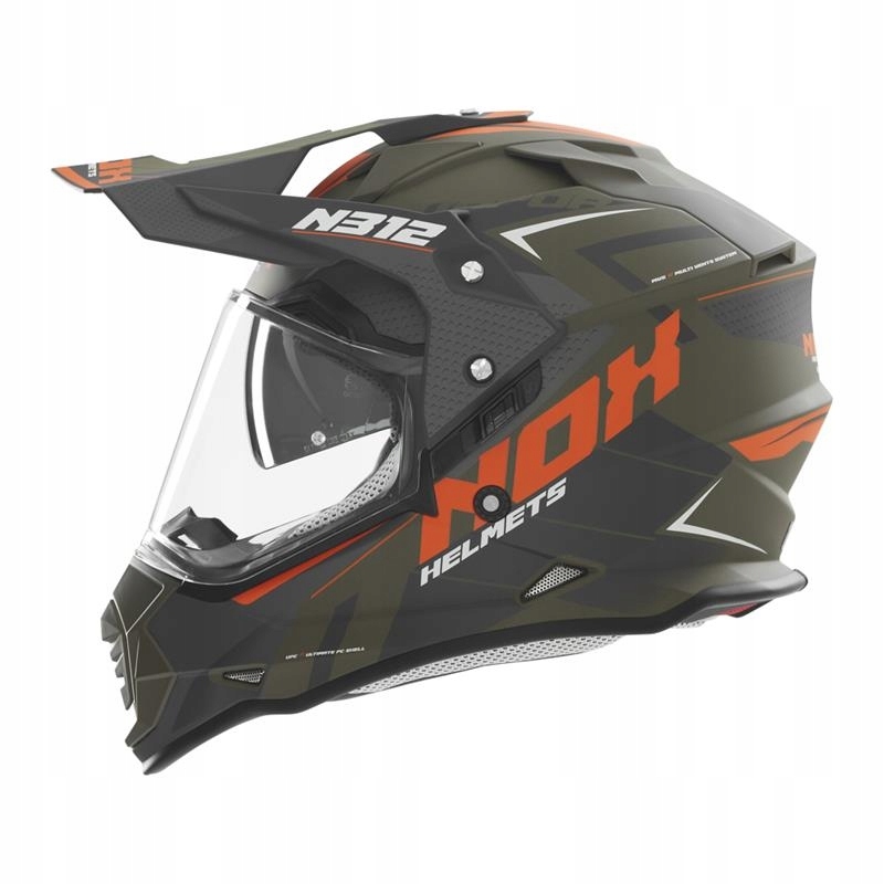 Nox Offroadová Trailová Prilba Duosport (dual) N312 Vapor S Rýchlou A Farebnou Zmesou