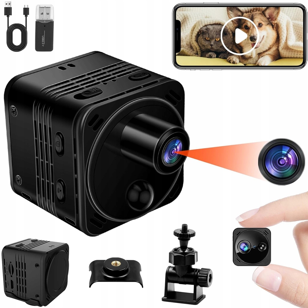 Bezdrátové Monitorovací Kamery Wi-fi 4K Hd S Infračerveným Nočním Viděním