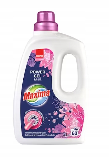 Levně Sano Maxima koncentrovaný gel na praní 3L. s mikrokapslemi soft silk