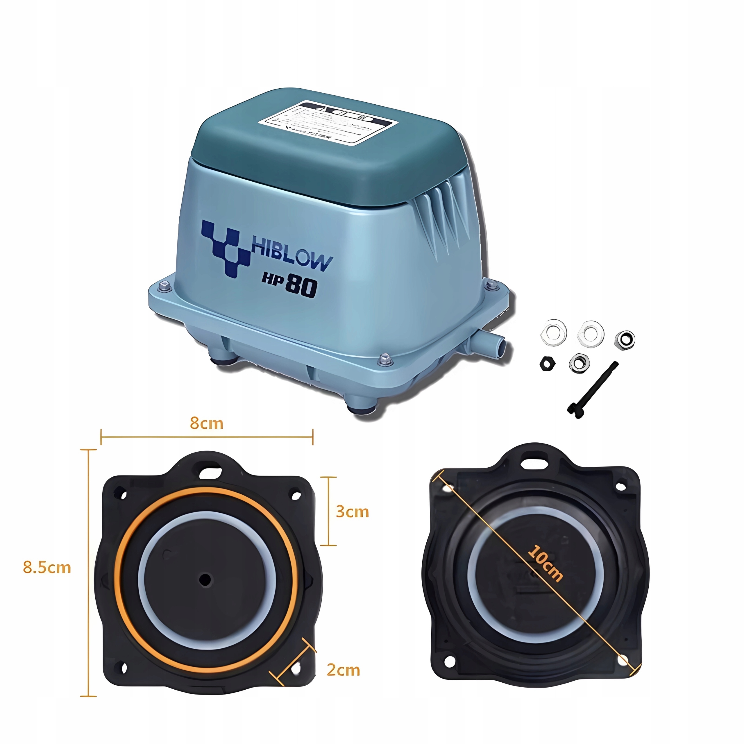 For Hiblow Hp-80/Hp-60 Air Pump Diaphragm Rebuild EAN (GTIN) 6922736587676