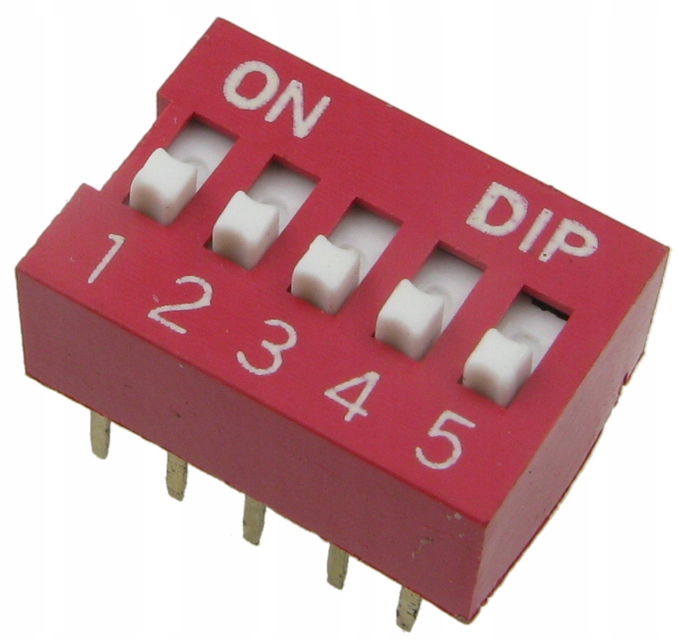 

Przełącznik Dip switch x5 (10 pin) /2258