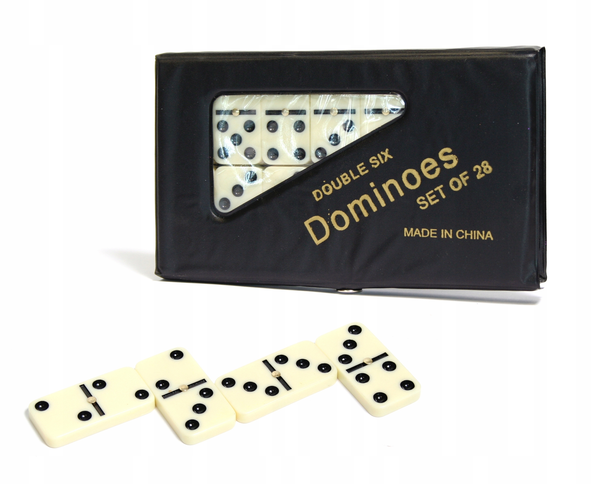 DOMINO KLASYCZNE 28 SZT. Gra w domino + ETUI