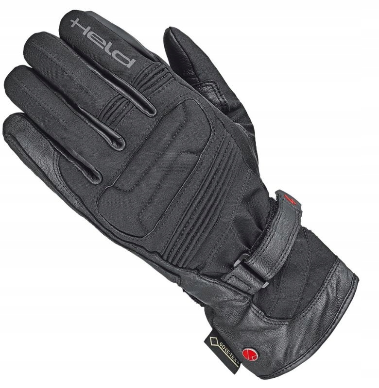 Motocyklové Rukavice Satu II Gore Tex Čierne 9/L Vodotesné