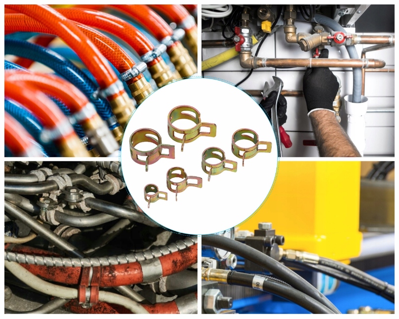 OPASKI SPRĘŻYNOWE, 160 SZT. Waga produktu z opakowaniem jednostkowym 1 kg